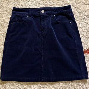 Market Spruce Navy Mini Skirt